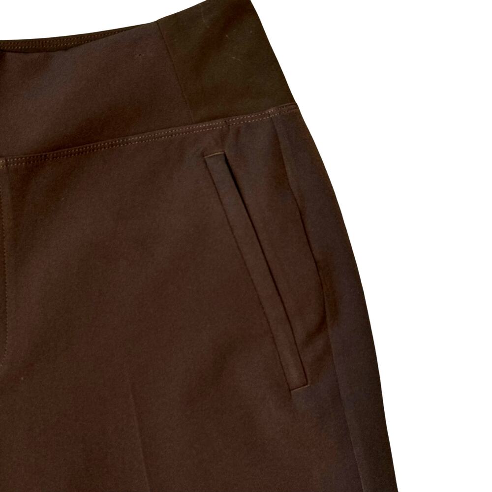 Athleta Endless High Rise Pant Size 6 Brown Soft Stretch Travel Work - Picture 4 of 9